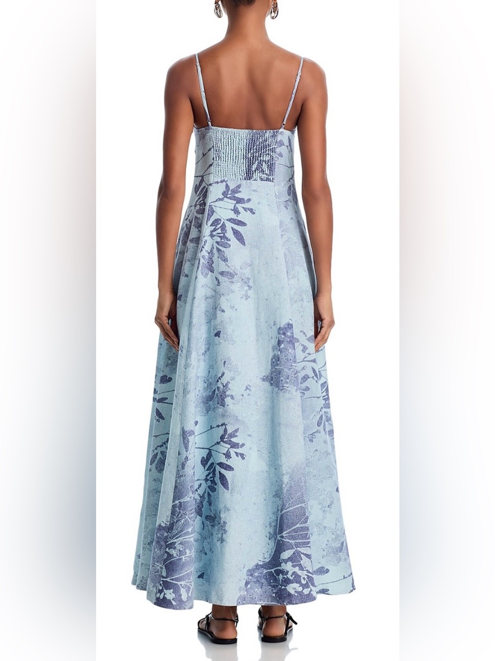 SIMKHAI Rudie Bustier Maxi Dress in Sky Floral - Picture 2 of 8